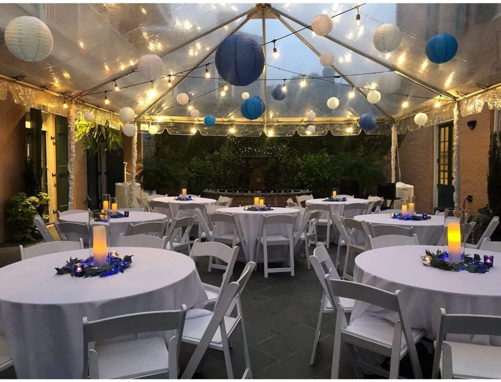 How to Choose the Right Size Tent for Your Guest Count - event rentals in new orleans - big easy events